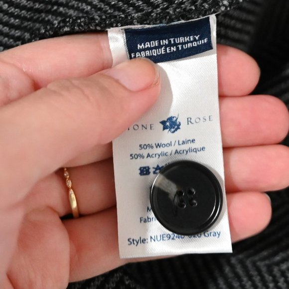 Stone Rose Men's Medium Wool Sweater Blazer  | Size Medium - Picture 10 of 10